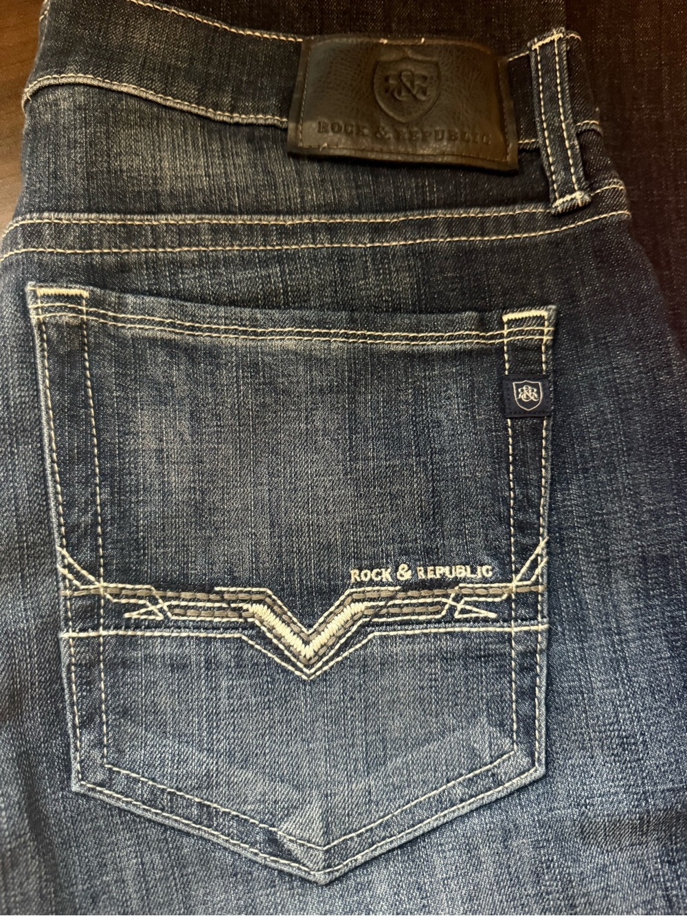 Men’s Rock & Republic straight jeans sz 34x32